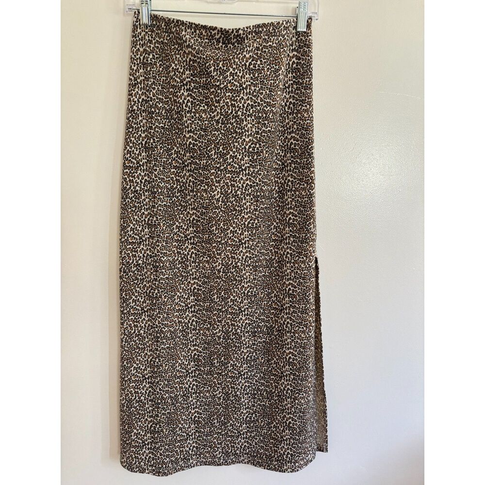 American Eagle leopard print column dress